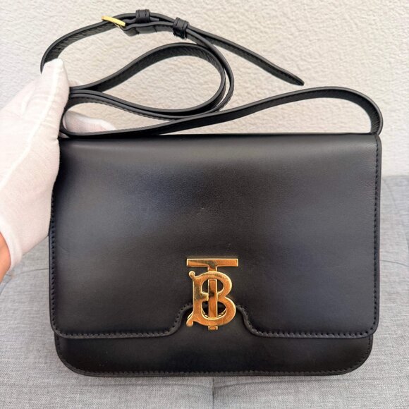 BURBERRY TB Mini bags Leather Black Free Shipping | Duties Paid - Picture 15 of 16